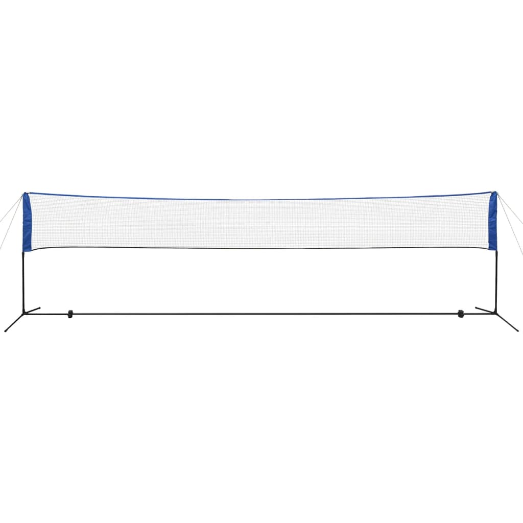 Filet de badminton avec volants 600 x 155 cm