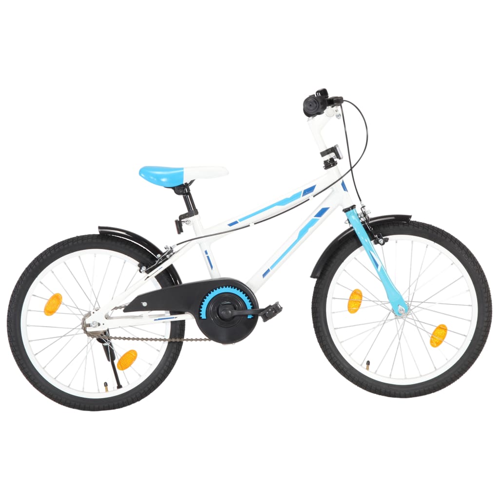 Vélo pour enfants 20 pouces Bleu et blanc