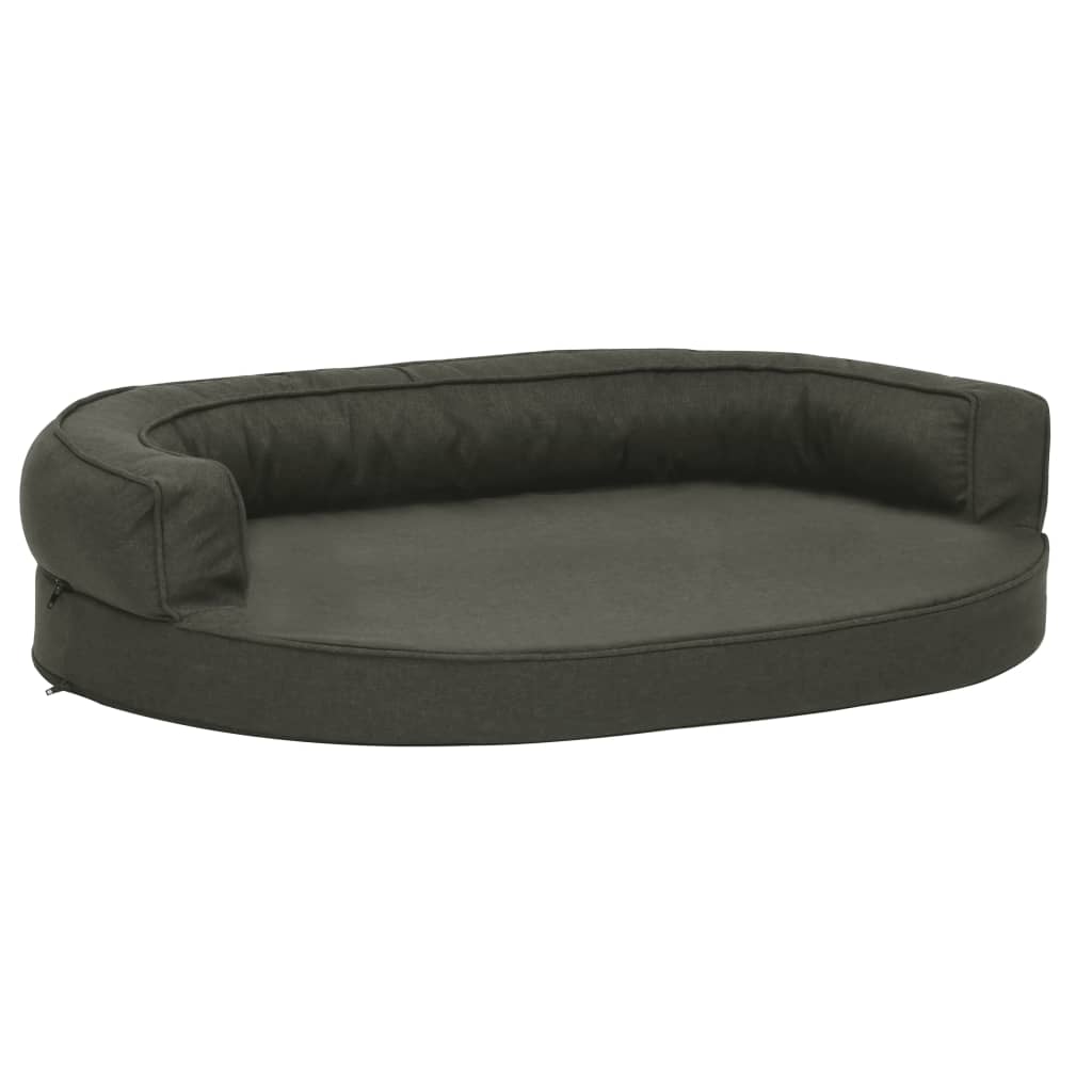 Matelas de lit ergonomique pour chien 75x53 cm Aspect de lin